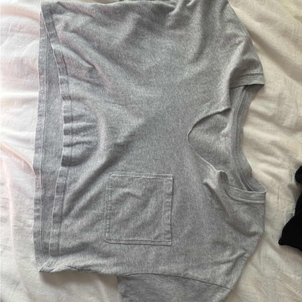 Aerie Gray Crop Top
